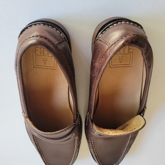 Frye men's brush leather Penny loafers size 7.5 - Picture 12 of 16
